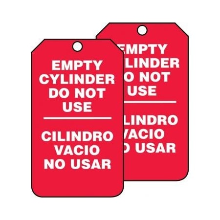 CYLINDER STATUS BILINGUAL SAFETY TAG SBMGT202PTM